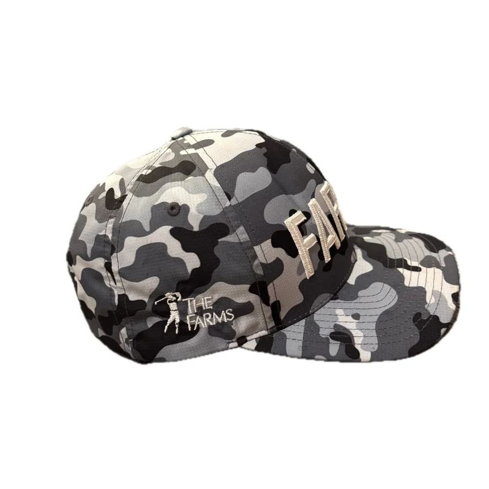 G/FORE The Farms Grey Camo Snapback Golf Hat Mens Adjustable Baseball Cap